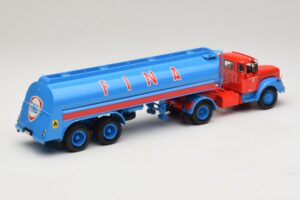 Scania L110S Tanksattelzug FINA Minichamps 1:43 499126970 Metaal — afbeelding 2 van 6