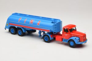 Scania L110S Tanksattelzug FINA Minichamps 1:43 499126970 Metaal — afbeelding 4 van 6