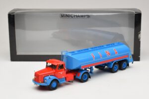 Scania L110S Tanksattelzug FINA Minichamps 1:43 499126970 Metaal — afbeelding 6 van 6