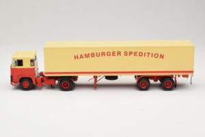 Scania LB111S Koffersattelzug Hamburger Spedition Minichamps 1:43 499123880 Metaal — afbeelding 3 van 6