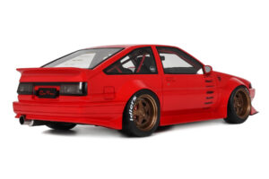 Toyota Sprinter Trueno AE86 Widebody Rosso Corsa Otto 1:18 OT1278 Hars — afbeelding 2 van 5
