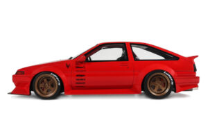 Toyota Sprinter Trueno AE86 Widebody Rosso Corsa Otto 1:18 OT1278 Hars — afbeelding 3 van 5