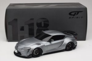 Toyota Supra A90 Prior Design Matt Silver GT Spirit 1:18 GT343 Hars — afbeelding 5 van 5