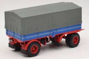 Vrachtwagenaanhanger Blauw Rood Minichamps 1:43 439159092 Metaal — afbeelding 2 van 6