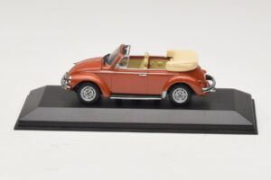 Volkswagen 1200 Cabriolet Hebmuller Rood Minichamps 1:43 430052032 Metaal