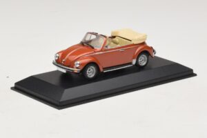 Volkswagen 1200 Cabriolet Hebmuller Rood Minichamps 1:43 430052032 Metaal — afbeelding 2 van 4
