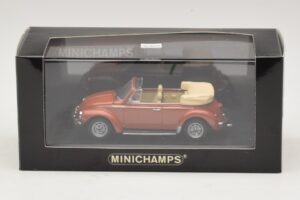 Volkswagen 1200 Cabriolet Hebmuller Rood Minichamps 1:43 430052032 Metaal — afbeelding 4 van 4