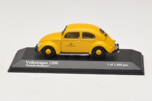 Volkswagen 1200 Export Deutsche Bundespost Minichamps 1:43 431051292 Metaal