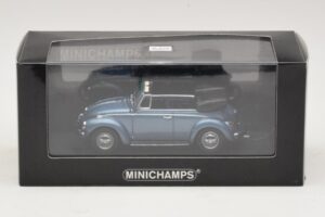 Volkswagen 1302 Cabriolet Blauw Metallic Minichamps 1:43 430055042 Metaal — afbeelding 4 van 4