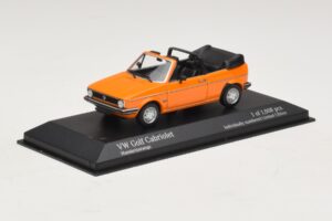 Volkswagen Golf Mk1 Cabriolet Oranje Minichamps 1:43 400055131 Metaal — afbeelding 2 van 4