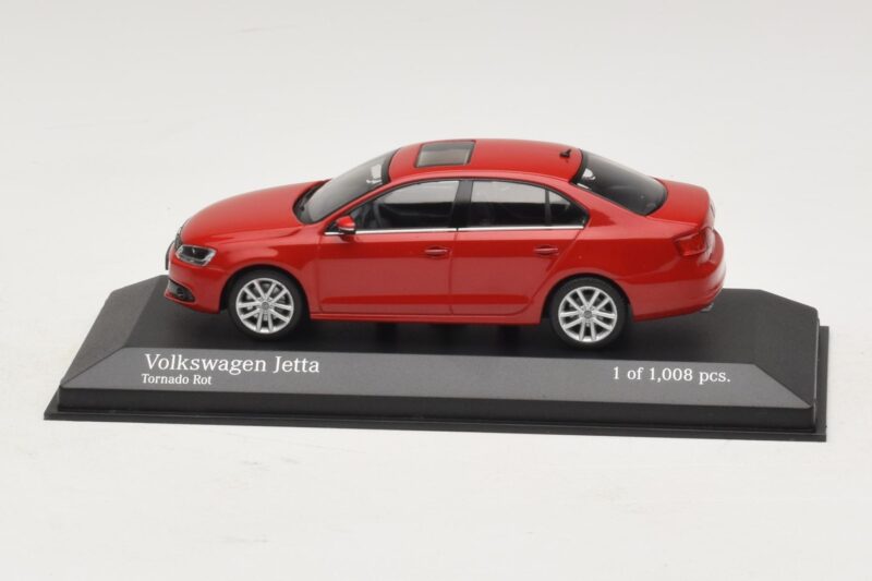 Volkswagen Jetta Mk6 Rood Minichamps 1:43 400059001 Metaal