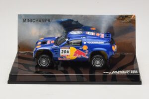 Volkswagen Race Touareg Red Bull #204 J. Kleinschmidt / F. Pons Dakar Rally 2005 Minichamps 1:43 436045304 Metaal