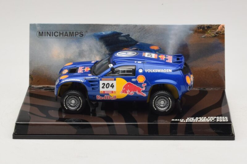 Volkswagen Race Touareg Red Bull #204 J. Kleinschmidt / F. Pons Dakar Rally 2005 Minichamps 1:43 436045304 Metaal