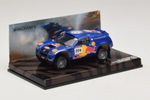 Volkswagen Race Touareg Red Bull #204 J. Kleinschmidt / F. Pons Dakar Rally 2005 Minichamps 1:43 436045304 Metaal — afbeelding 2 van 5