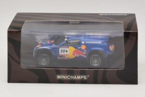 Volkswagen Race Touareg Red Bull #204 J. Kleinschmidt / F. Pons Dakar Rally 2005 Minichamps 1:43 436045304 Metaal — afbeelding 5 van 5