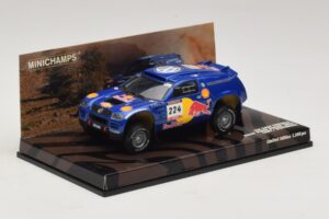 Volkswagen Race Touareg Red Bull #224 B. Saby / Stevenson Dakar Rally 2005 Minichamps 1:43 436045324 Metaal — afbeelding 2 van 5