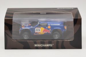 Volkswagen Race Touareg Red Bull #224 B. Saby / Stevenson Dakar Rally 2005 Minichamps 1:43 436045324 Metaal — afbeelding 5 van 5