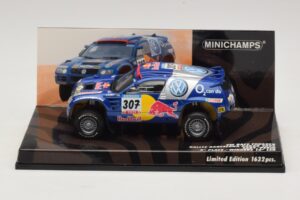 Volkswagen Race Touareg Red Bull #307 B. Saby / M. Perin Dakar Rally 2005 Minichamps 1:43 436055307 Metaal