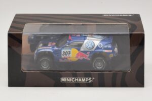 Volkswagen Race Touareg Red Bull #307 B. Saby / M. Perin Dakar Rally 2005 Minichamps 1:43 436055307 Metaal — afbeelding 5 van 5