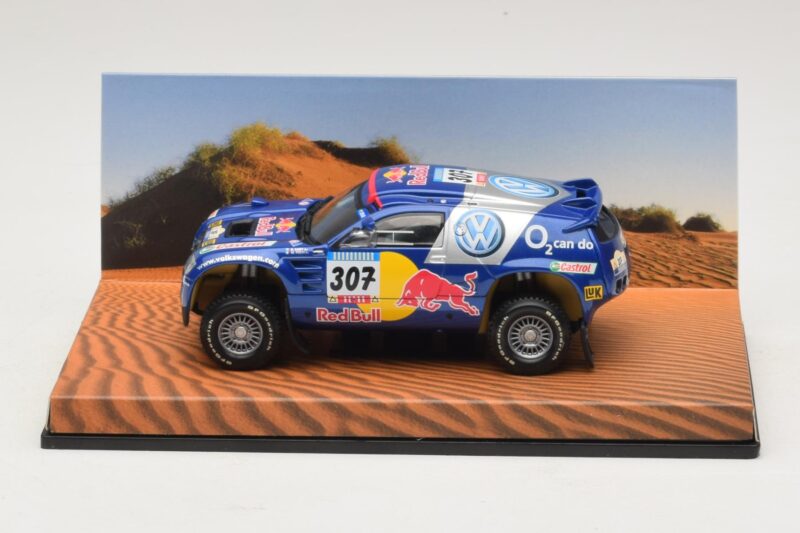 Volkswagen Race Touareg Red Bull #307 Dealer Editie 2005 Minichamps 1:43 7LO099400PD307 Metaal