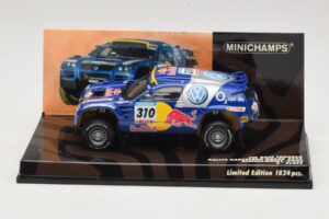 Volkswagen Race Touareg Red Bull #310 J. Kleinschmidt / F. Pons Dakar Rally 2005 Minichamps 1:43 436055310 Metaal