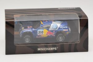 Volkswagen Race Touareg Red Bull #310 J. Kleinschmidt / F. Pons Dakar Rally 2005 Minichamps 1:43 436055310 Metaal — afbeelding 5 van 5