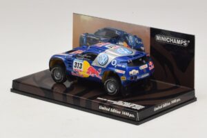 Volkswagen Race Touareg Red Bull #313 J. Kankkunen / J. Repo Dakar Rally 2005 Minichamps 1:43 436055313 Metaal — afbeelding 3 van 5
