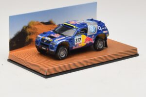 Volkswagen Race Touareg Red Bull #317 Dealer Editie 2005 Minichamps 1:43 7LO099400PD317 Metaal — afbeelding 2 van 5