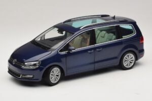 Volkswagen Sharan Blue Metallic Minichamps 1:18 110051000 Metaal