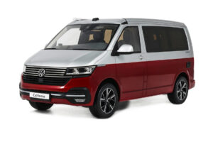 Volkswagen T6.1 California Ocean Tornado Red / Reflex Silver Otto 1:18 OT1342 Hars