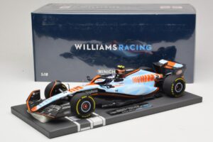 Williams Racing FW45 #2 L. Sargeant Singapore GP 2023 Minichamps 1:18 117231602 Metaal — afbeelding 6 van 7