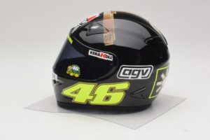 AGV Helm V. Rossi MotoGP Jerez Test 2007 Minichamps 1:2 327070046 Metaal — afbeelding 2 van 7