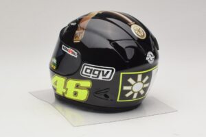 AGV Helm V. Rossi MotoGP Jerez Test 2007 Minichamps 1:2 327070046 Metaal — afbeelding 3 van 7