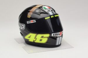 AGV Helm V. Rossi MotoGP Jerez Test 2007 Minichamps 1:2 327070046 Metaal — afbeelding 5 van 7