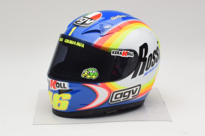 AGV Helm V. Rossi MotoGP Sepang 2005 Minichamps 1:2 327050066 Metaal