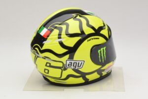 AGV Helm V. Rossi MotoGP Valencia Test 2009 Minichamps 1:2 327100066 Metaal — afbeelding 4 van 7