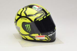 AGV Helm V. Rossi MotoGP Valencia Test 2009 Minichamps 1:2 327100066 Metaal — afbeelding 5 van 7