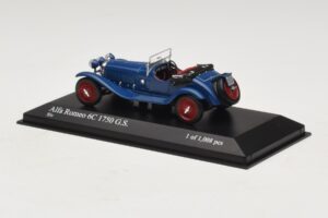 Alfa Romeo 6C 1750 G.S. Blauw Minichamps 1:43 400120431 Metaal — afbeelding 3 van 5