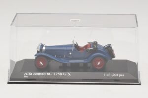 Alfa Romeo 6C 1750 G.S. Blauw Minichamps 1:43 400120431 Metaal — afbeelding 4 van 5