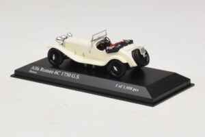 Alfa Romeo 6C 1750 G.S. Wit Minichamps 1:43 400120430 Metaal — afbeelding 3 van 5