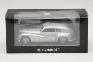 Alfa Romeo 6C 2500 Freccia d'Oro Zilver Minichamps 1:43 400120480 Metaal — afbeelding 5 van 5