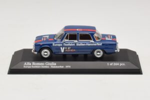 Alfa Romeo Giulia Europa-Testfahrt Sizilien-Hammerfest Minichamps 1:43 400120905 Metaal