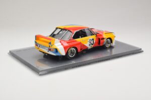 BMW 3.0 CSL Art Car Alexander Calder #51 H. Poulain / S. Posey / J. Guichet 24 Hours of Le Mans 1975 Minichamps 1:18 80430150 — afbeelding 2 van 7