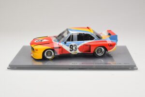 BMW 3.0 CSL Art Car Alexander Calder #51 H. Poulain / S. Posey / J. Guichet 24 Hours of Le Mans 1975 Minichamps 1:18 80430150 — afbeelding 3 van 7