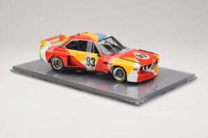 BMW 3.0 CSL Art Car Alexander Calder #51 H. Poulain / S. Posey / J. Guichet 24 Hours of Le Mans 1975 Minichamps 1:18 80430150 — afbeelding 4 van 7