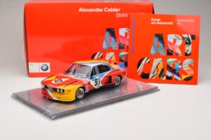 BMW 3.0 CSL Art Car Alexander Calder #51 H. Poulain / S. Posey / J. Guichet 24 Hours of Le Mans 1975 Minichamps 1:18 80430150 — afbeelding 7 van 7