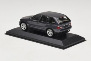 BMW X5 E53 4.4i Grijs Metallic Vervangende Doos Minichamps 1:43 80420393166-R1 Metaal — afbeelding 3 van 5