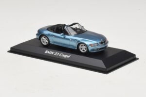 BMW Z3 Blauw Maxichamps 1:43 940024331 Metaal — afbeelding 3 van 5