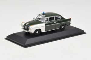 Borgward Isabella Polizei Frankfurt Minichamps 1:43 400096090 Metaal — afbeelding 2 van 5