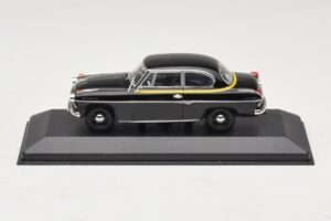 Borgward Isabella Taxi Zwart Minichamps 1:43 400096095 Metaal